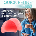 Quick Reline™ - Soft Reline, (Boil & Fit) Full or Partial Denture Reliner Kit