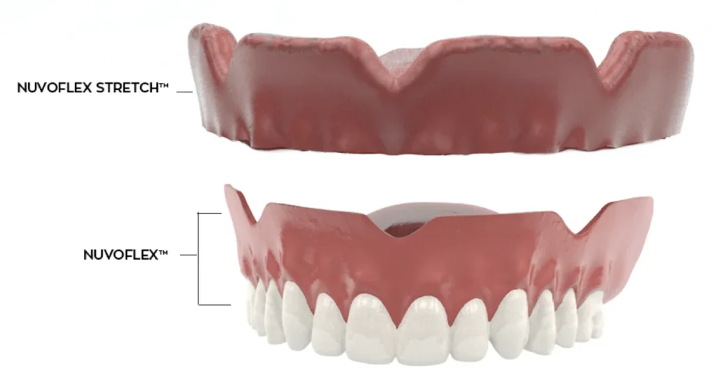 3-layer denture design